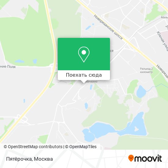 Карта Пятёрочка