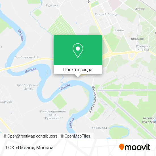 Карта ГСК «Океан»