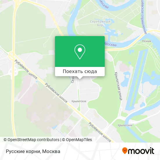 Карта Русские корни