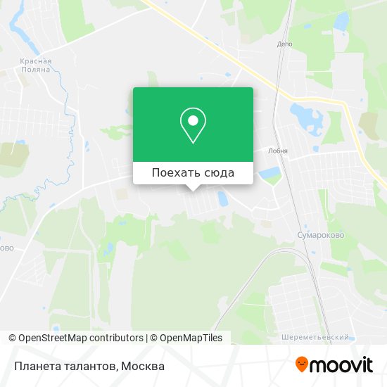 Карта Планета талантов