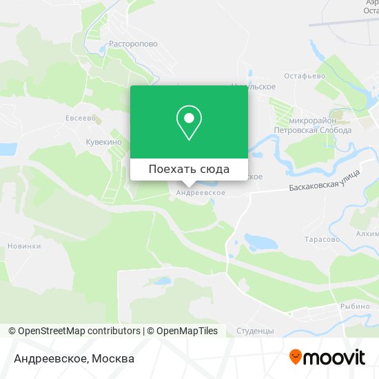 Карта Андреевское