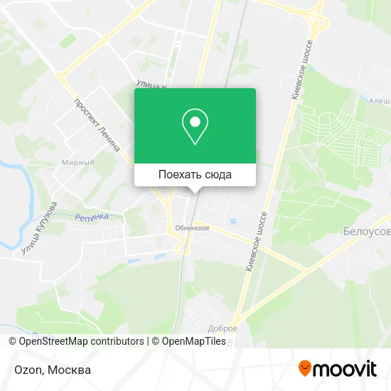 Карта Ozon