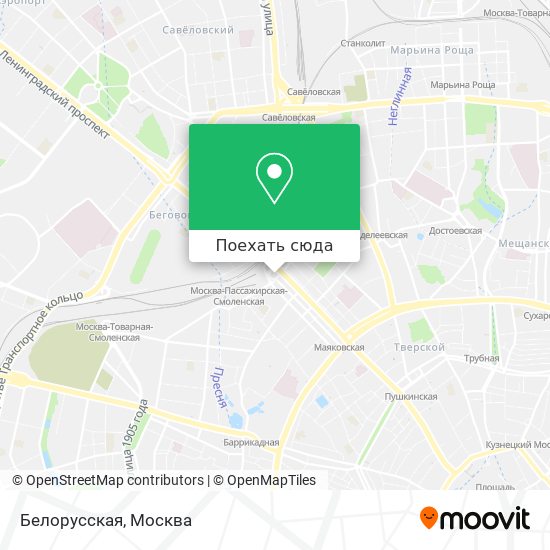 Карта Белорусская