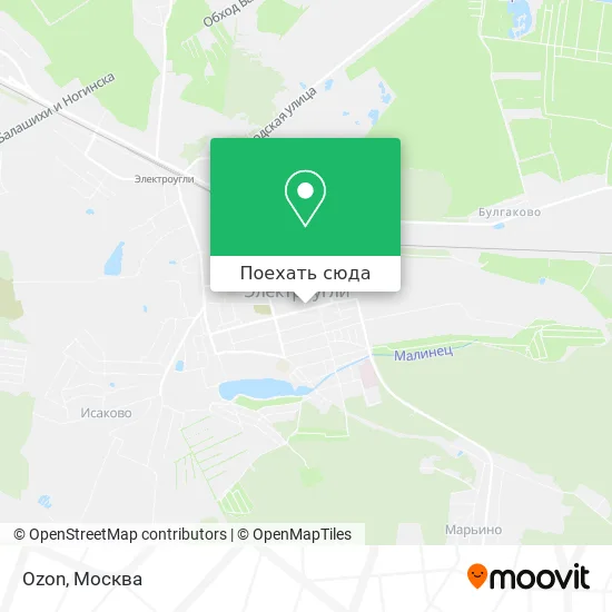 Карта Ozon