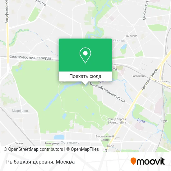 Карта Рыбацкая деревня