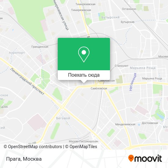 Карта Прага