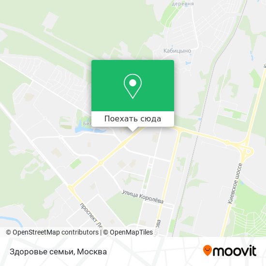Карта Здоровье семьи