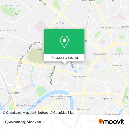 Карта Дымзавод