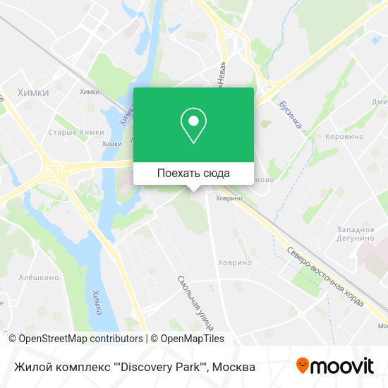 Карта Жилой комплекс ""Discovery Park""