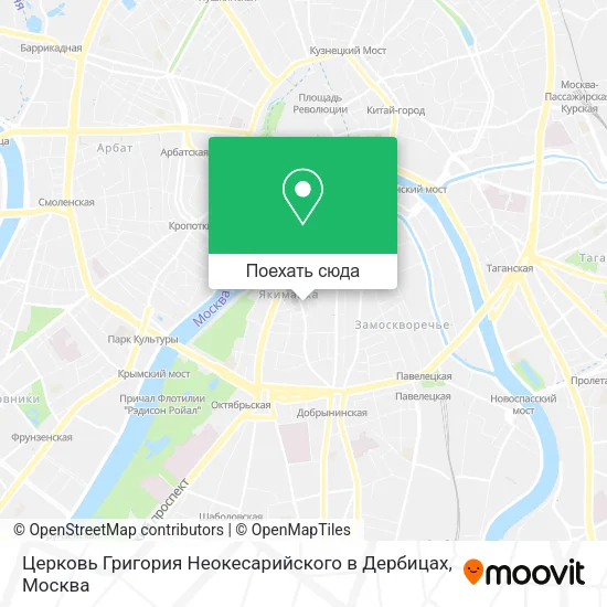 Карта Церковь Григория Неокесарийского в Дербицах