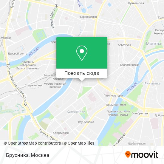 Карта Брусника