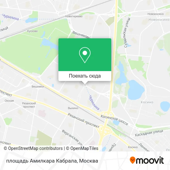 Карта площадь Амилкара Кабрала