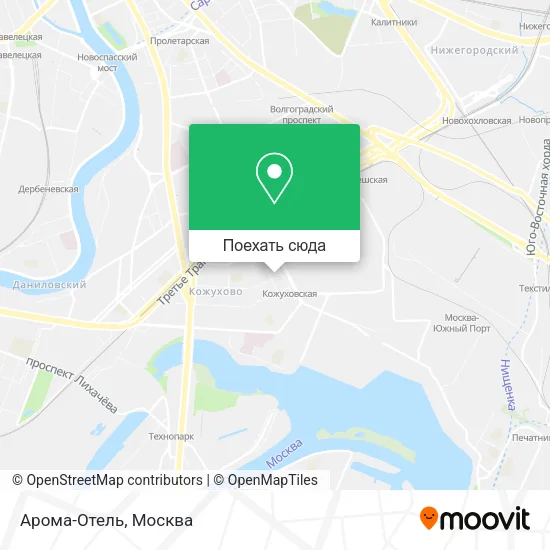 Карта Арома-Отель