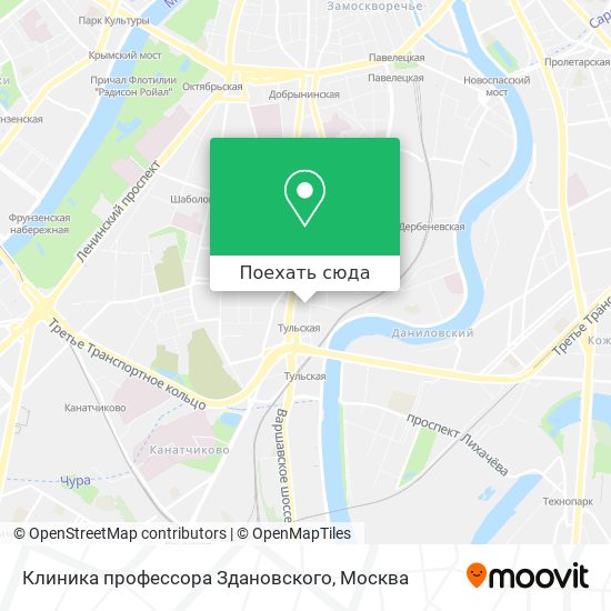 Карта Клиника профессора Здановского