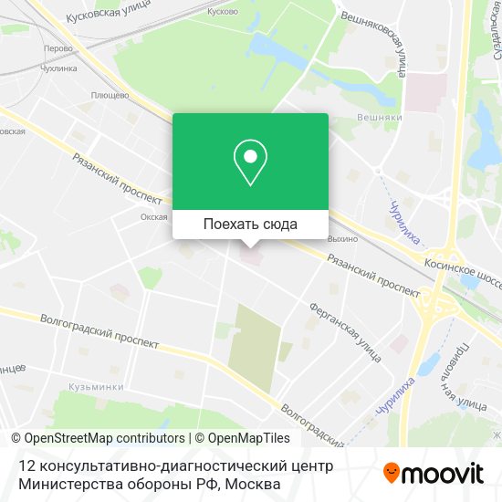 Карта 12 консультативно-диагностический центр Министерства обороны РФ