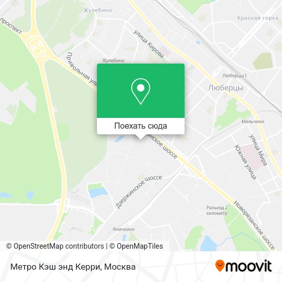Карта Метро Кэш энд Керри