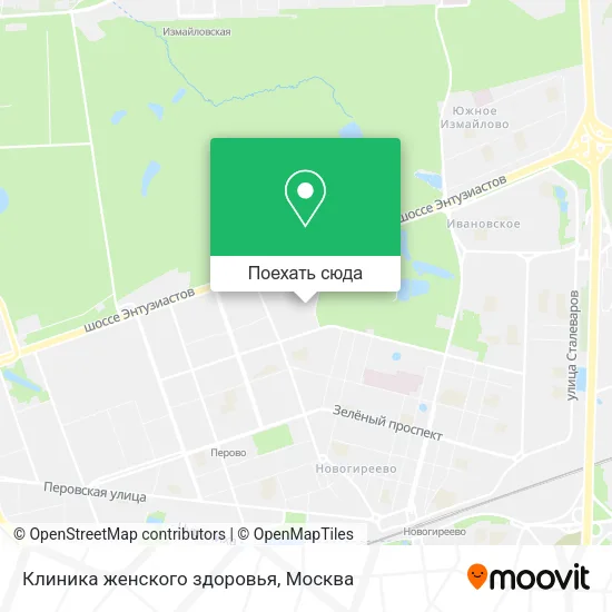 Карта Клиника женского здоровья
