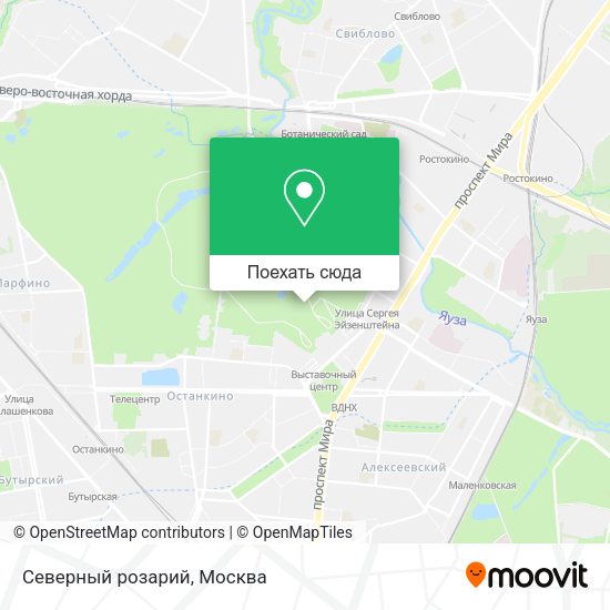 Карта Северный розарий