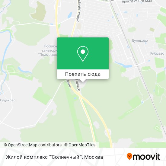 Карта Жилой комплекс ""Солнечный""
