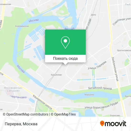 Карта Перерва