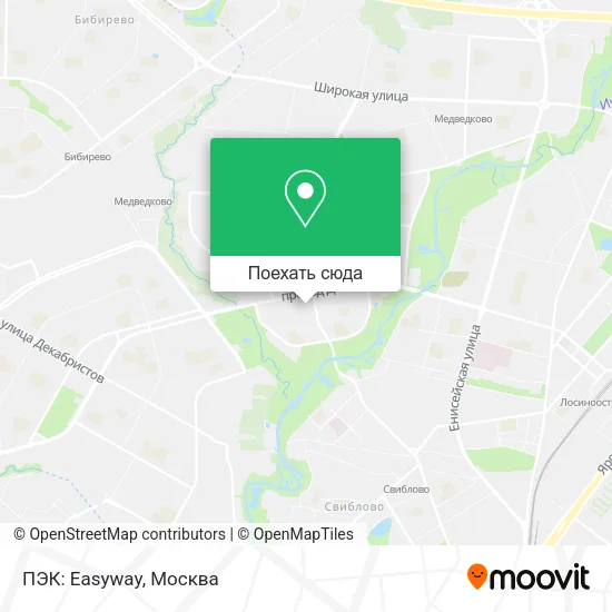 Карта ПЭК: Easyway