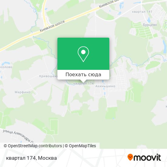 Карта квартал 174