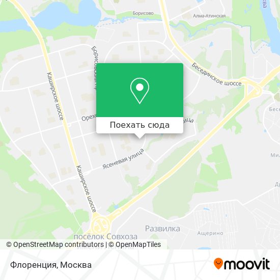 Карта Флоренция