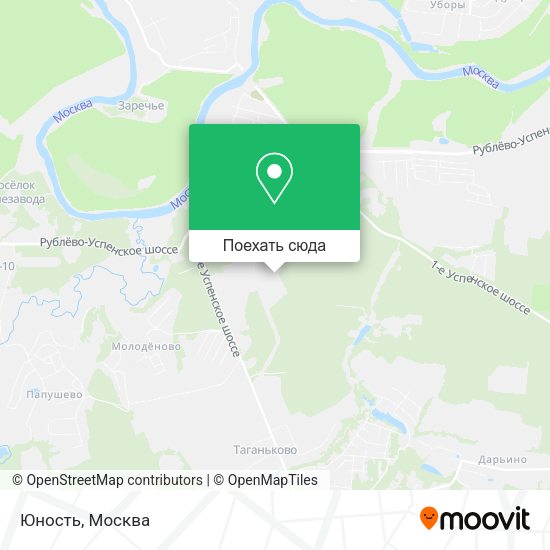 Карта Юность