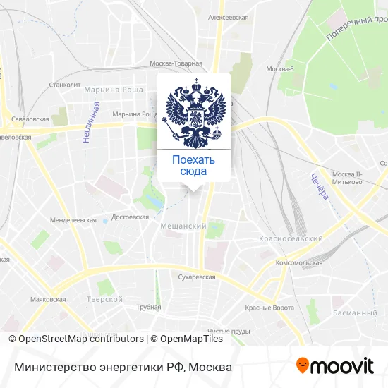 Карта Министерство энергетики РФ