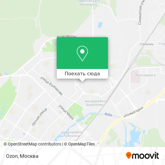 Карта Ozon