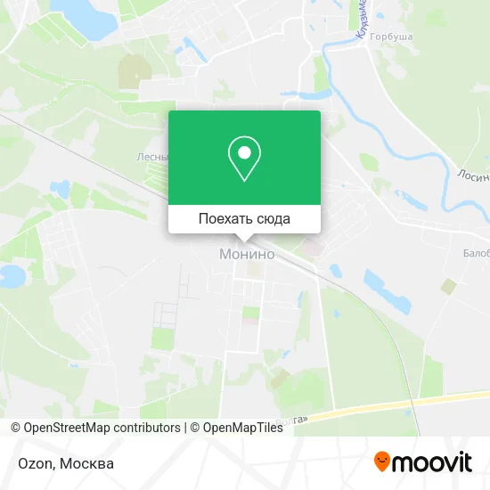 Карта Ozon