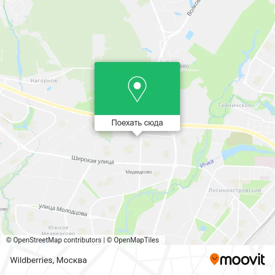 Карта Wildberries