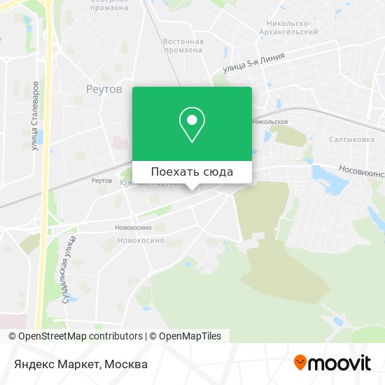 Карта Яндекс Маркет