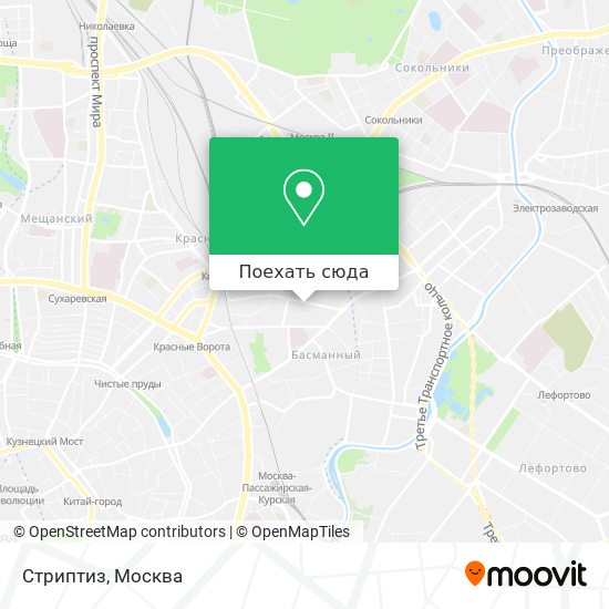 Карта Стриптиз