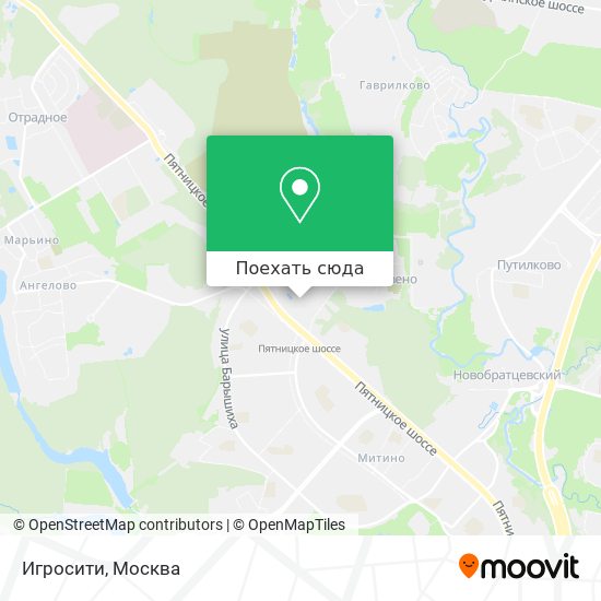 Карта Игросити