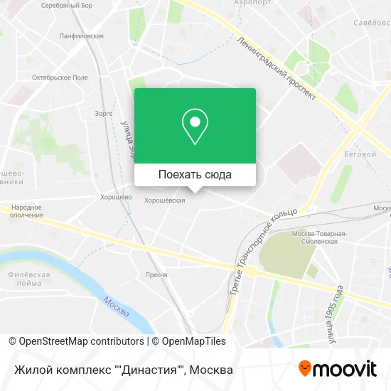 Карта Жилой комплекс ""Династия""