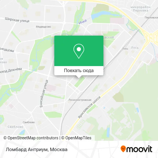 Карта Ломбард Антриум