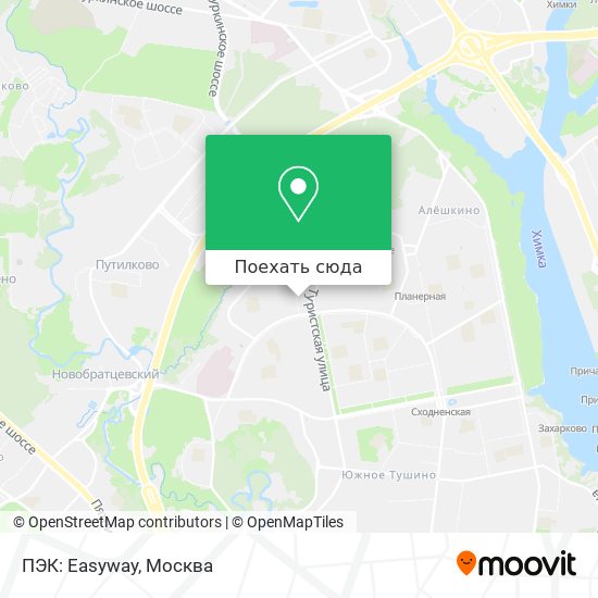 Карта ПЭК: Easyway