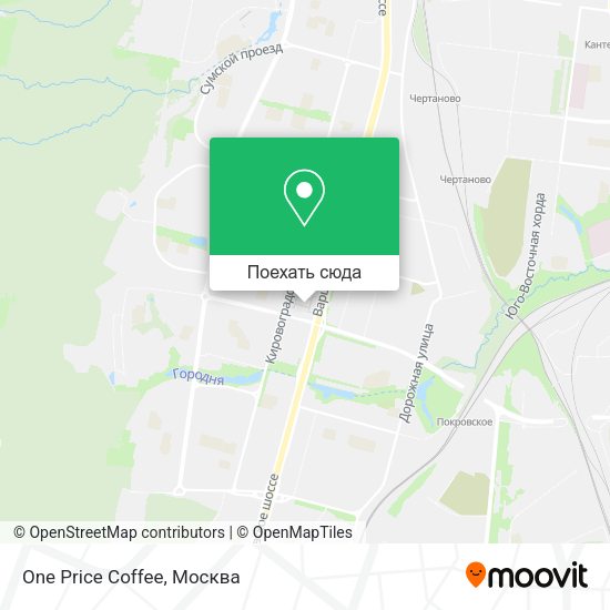 Карта One Price Coffee