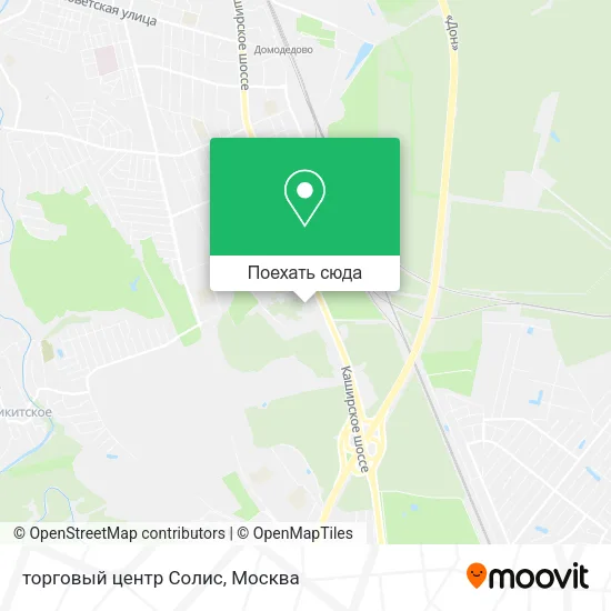 Карта торговый центр Солис