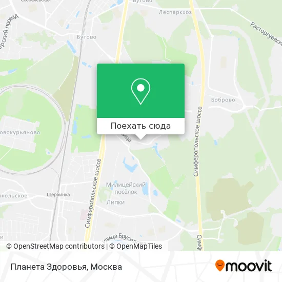 Карта Планета Здоровья