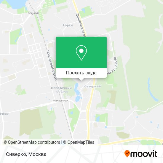 Карта Сиверко