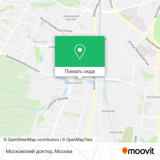 Карта Московский доктор