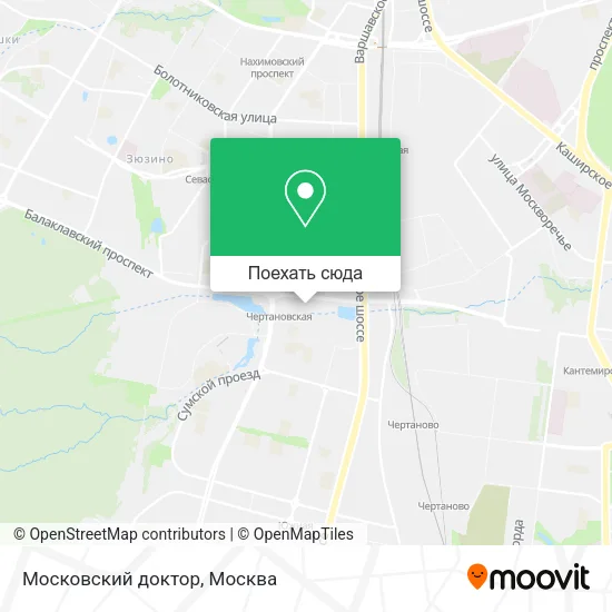 Карта Московский доктор