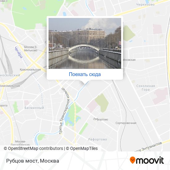 Карта Рубцов мост