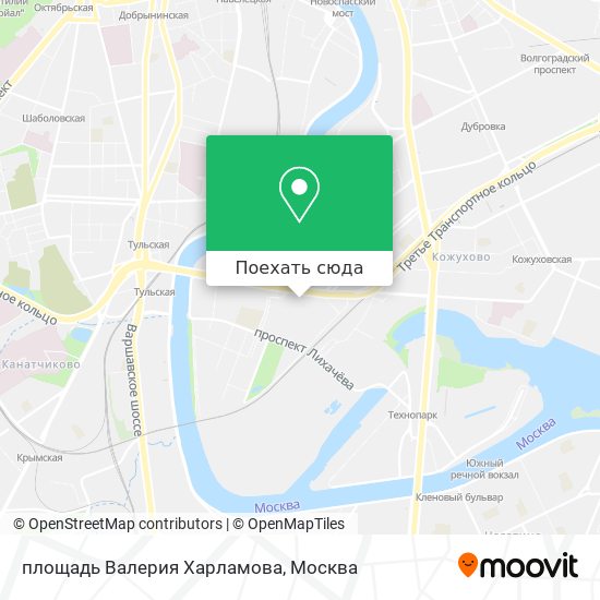 Карта площадь Валерия Харламова