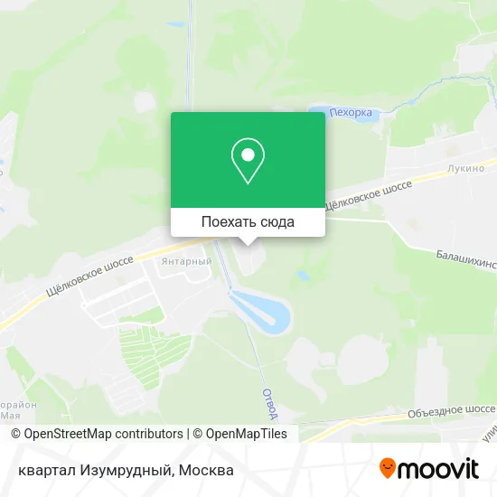 Карта квартал Изумрудный