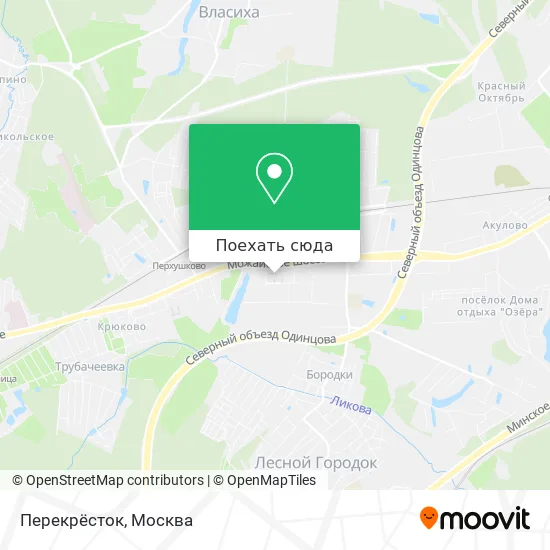 Карта Перекрёсток