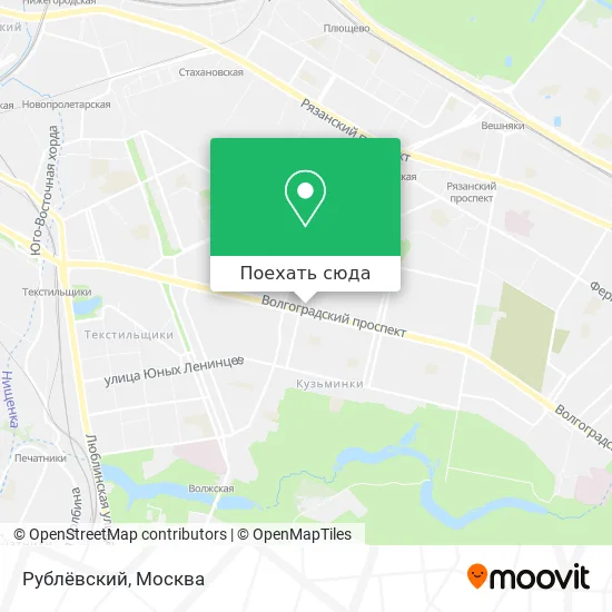 Карта Рублёвский