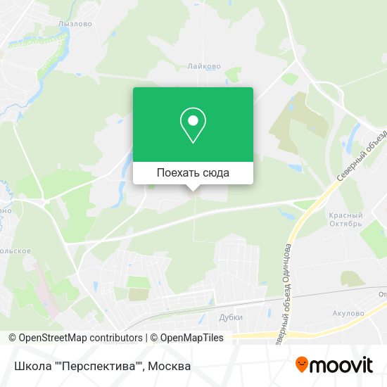 Карта Школа ""Перспектива""